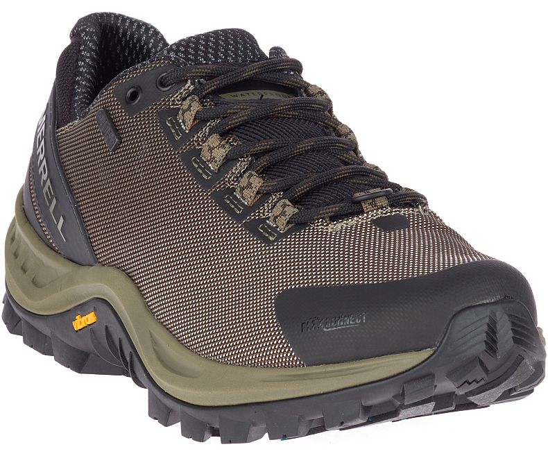 Olive Merrell Thermo Cross 2 Waterproof Men's Walking Shoes Canada | 41573M-2WO