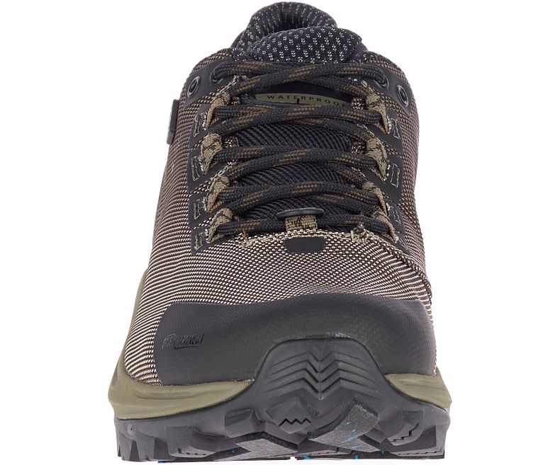 Olive Merrell Thermo Cross 2 Waterproof Men's Walking Shoes Canada | 41573M-2WO