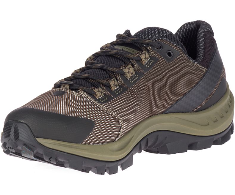 Olive Merrell Thermo Cross 2 Waterproof Men's Walking Shoes Canada | 41573M-2WO