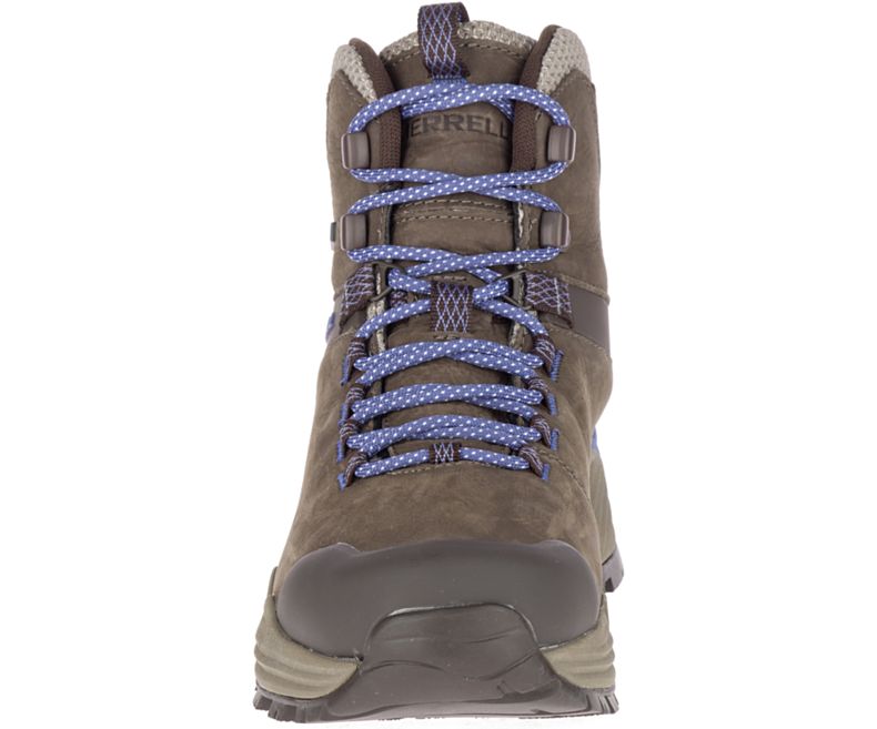 Olive / Purple Merrell Phaserbound 2 Tall Waterproof Women's Hiking Shoes Canada | 36276W-1HO