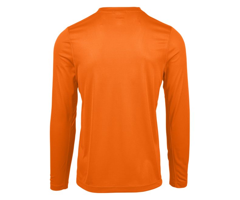 Orange Merrell Entrada II Long Sleeve Wicking Tech Tee Men's Long Sleeve Shirts Canada | 32834M-2LO