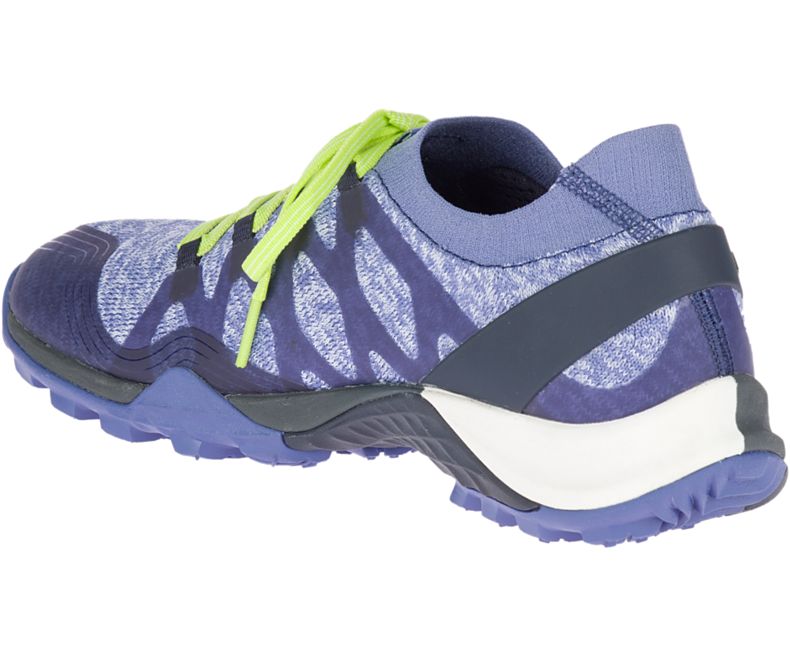 Purple / Yellow Merrell Siren 3 Knit Women's Hiking Shoes Canada | 36289W-1HP