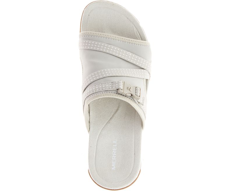 Silver Merrell District Muri Slide Women's Slides Canada | 36395W-1SS