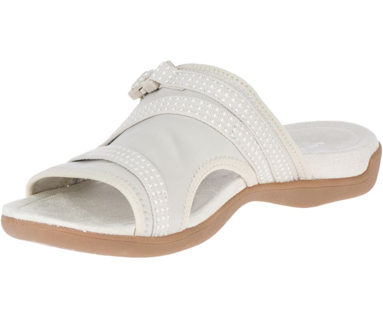 Silver Merrell District Muri Slide Women's Slides Canada | 36395W-1SS