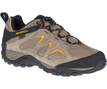 Beige / Black Merrell Yokota 2 Waterproof Men's Walking Shoes Canada | 35420M-2WB