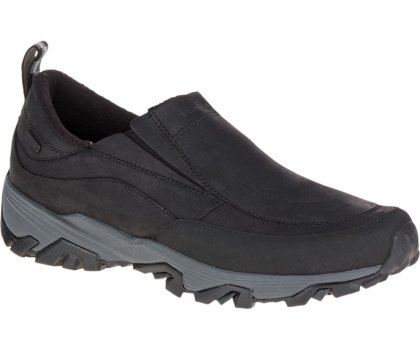 Black Merrell ColdPack Ice+ Moc Waterproof Wide Width Men's Walking Shoes Canada | 41576M-2WB