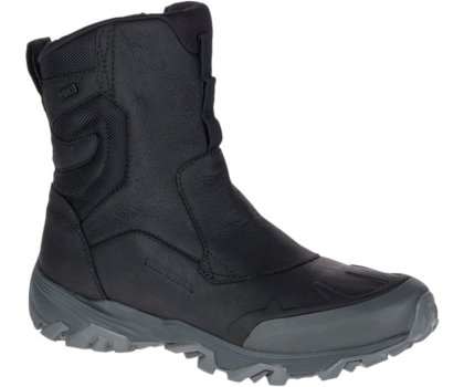 Black Merrell Coldpack Ice+ 8" Zip Polar Waterproof Men's Waterproof Boots Canada | 29539M-2WB