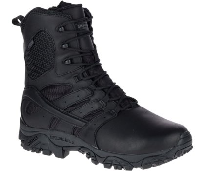 Black Merrell Moab 2 8" Tactical Response Waterproof Boot Men's Work Boots Canada | 31166M-2WB