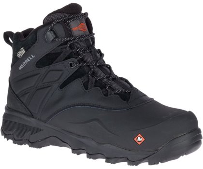 Black Merrell Thermo Adventure 6" Ice+ Waterproof Comp Toe Work Boot Men's Waterproof Boots Canada | 31147M-2WB