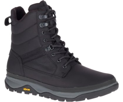 Black Merrell Tremblant 8" Polar Waterproof Ice+ Men's Waterproof Boots Canada | 35128M-2WB