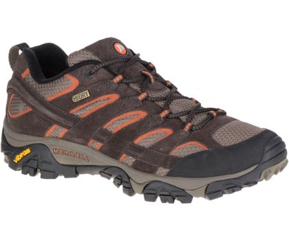 Dark Brown Merrell Moab 2 Waterproof Men's Hiking Shoes Canada | 27943M-2HD