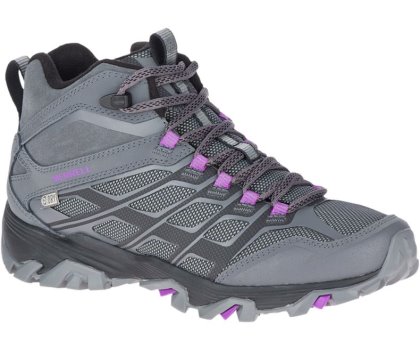 Dark Grey Merrell Moab FST Ice+ Thermo Women's Hiking Shoes Canada | 26948W-1HD