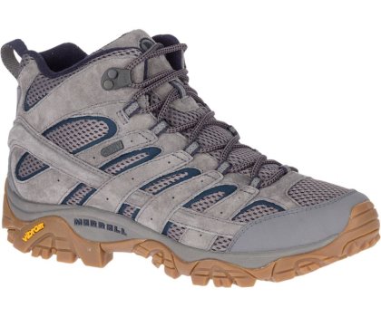 Deep Grey Merrell Moab 2 Mid Waterproof Men's Walking Shoes Canada | 27880M-2WD