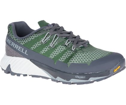 Green Merrell Agility Peak Flex 3 Men's Running Shoes Canada | 36200M-2RG