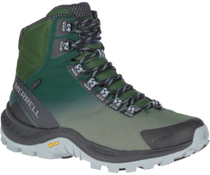 Green Merrell Thermo Cross 2 Mid Waterproof Men's Hiking Shoes Canada | 35393M-2HG