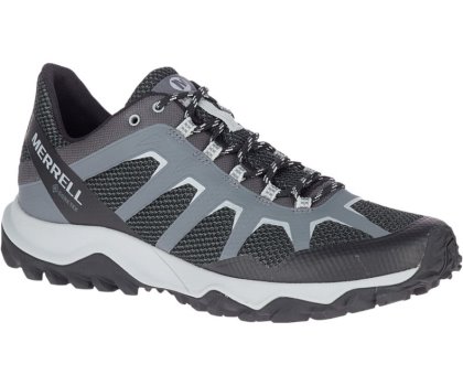 Grey Merrell Fiery Gore -Tex® Men's Running Shoes Canada | 40732M-2RG