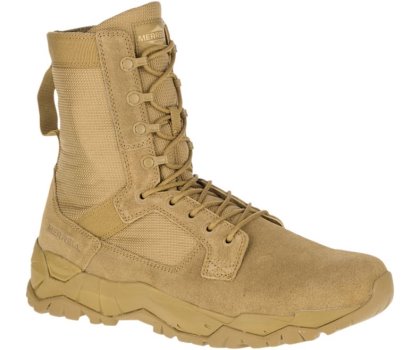 Khaki Merrell MQC Tactical Boot Wide Width Men's Work Boots Canada | 34546M-2WK