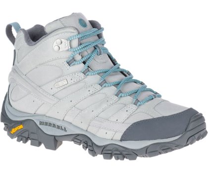 Light Grey Merrell Moab 2 Prime Mid Waterproof Women's Hiking Shoes Canada | 40777W-1HL