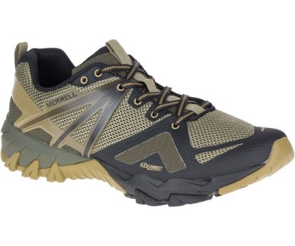 Light Olive Merrell MQM Flex Men's Hiking Shoes Canada | 30852M-2HS