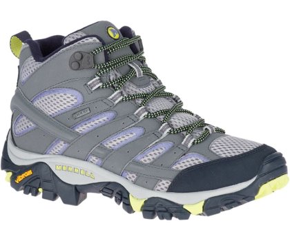 Navy / Grey Merrell Moab 2 Mid GORE -TEX® Women's Hiking Shoes Canada | 27874W-1HN