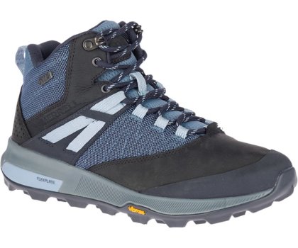 Navy Merrell Zion Mid Waterproof Women's Hiking Shoes Canada | 40758W-1HN