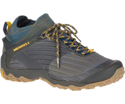 Olive Merrell Chameleon 7 Knit Mid Men's Hiking Shoes Canada | 36103M-2HO