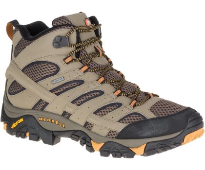 Olive Merrell Moab 2 Mid GORE -TEX® Wide Width Men's Hiking Shoes Canada | 27836M-2HO