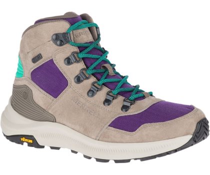 Purple Merrell Ontario 85 Mid Waterproof Women's Hiking Shoes Canada | 39218W-1HP