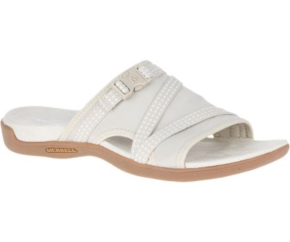 Silver Merrell District Muri Slide Women's Slides Canada | 36395W-1SS